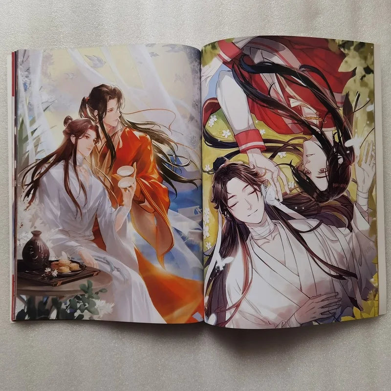 Anime Heaven Official’s Blessing Tian Guan Ci Fu Painting Collection Book Comic Picture Album Poster Gift Anime Around