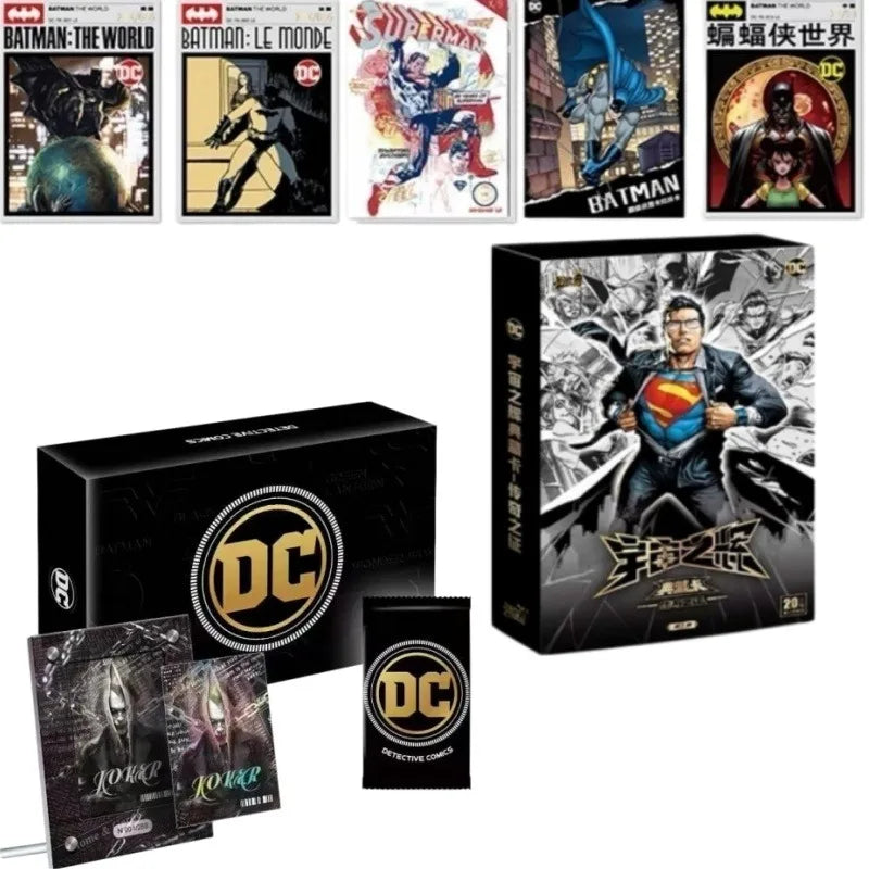 KAYOU Genuine DC Comics Collection Card The Radiance of The Universe Vol.1 2  Batman The Flash Superman Anime for Fans Toy Gift