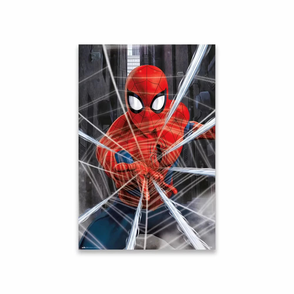 Spider Man  Comics Poster Superhero Cartoon Movie Art Diamond Painting The Amazing Spider Man Prints Bedroom Decoration
