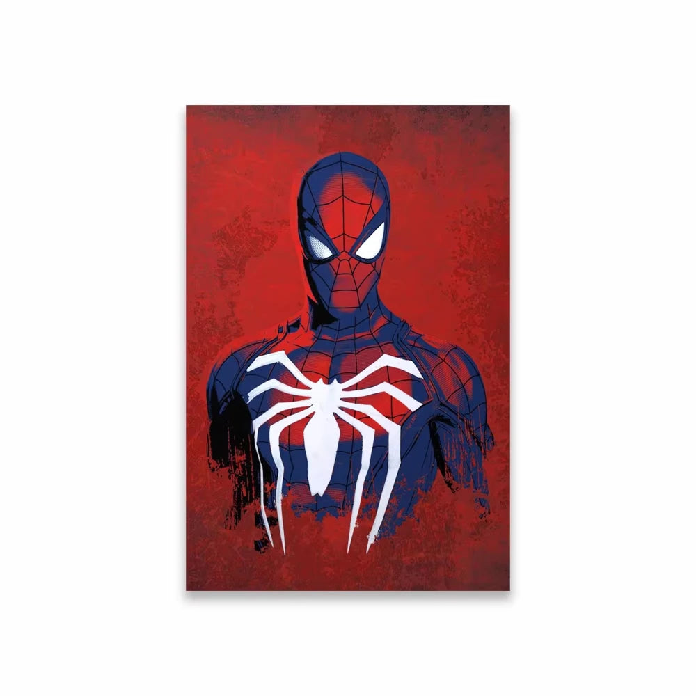 Spider Man  Comics Poster Superhero Cartoon Movie Art Diamond Painting The Amazing Spider Man Prints Bedroom Decoration