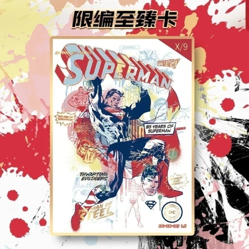 KAYOU Genuine DC Comics Collection Card The Radiance of The Universe Vol.1 2  Batman The Flash Superman Anime for Fans Toy Gift
