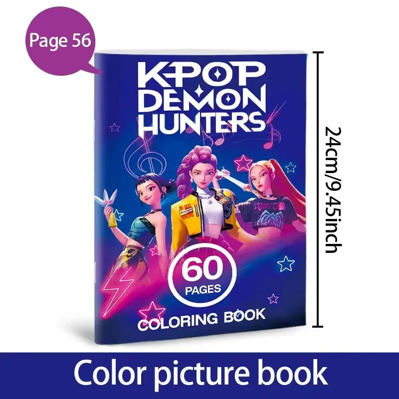 2026 New Coloring Books Anime Cartoon Line Drawing Childrens Sketch Picture Book Kids Birthday Gift Christmas Gift