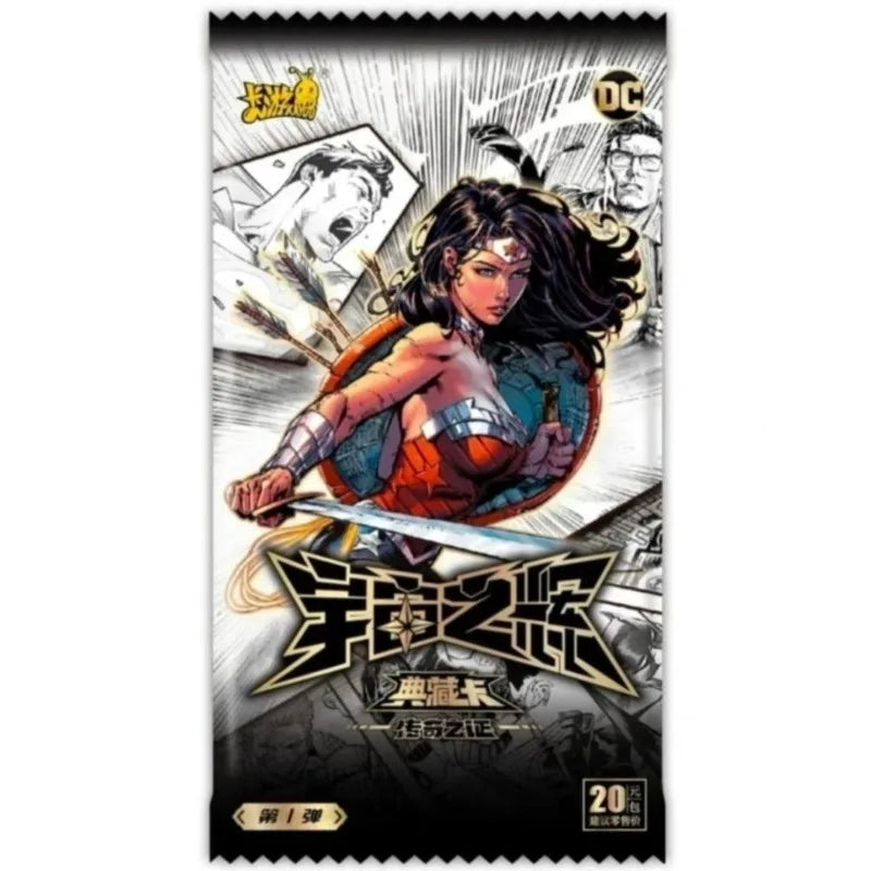 KAYOU Genuine DC Comics Collection Card The Radiance of The Universe Vol.1 2  Batman The Flash Superman Anime for Fans Toy Gift