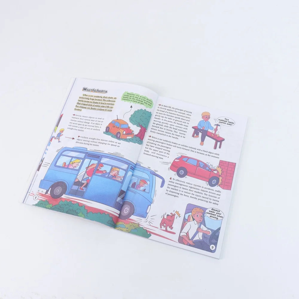 comic form to teach mathematics, physics, and chemistry knowledge, designed to stimulate interest in learning