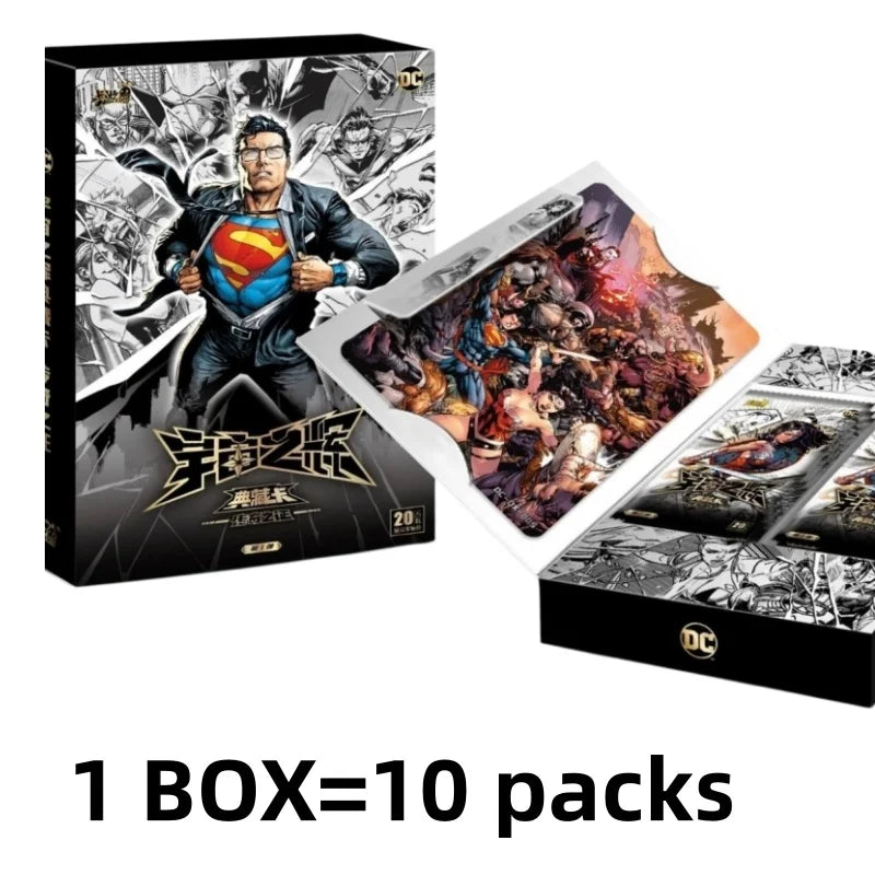 KAYOU Genuine DC Comics Collection Card The Radiance of The Universe Vol.1 2  Batman The Flash Superman Anime for Fans Toy Gift