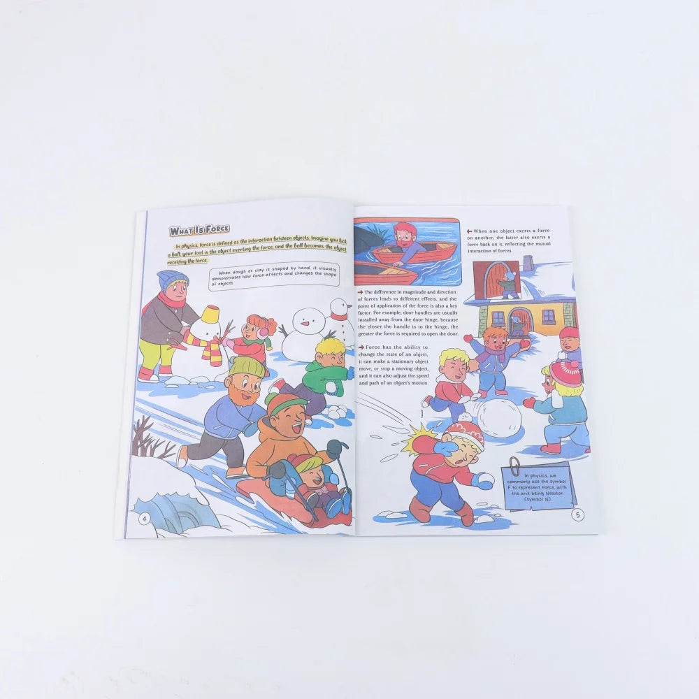 comic form to teach mathematics, physics, and chemistry knowledge, designed to stimulate interest in learning