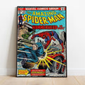 Spider Man Comic Book Covers Poster, Comics Print, Wall Art, Gift for Animation Fans
