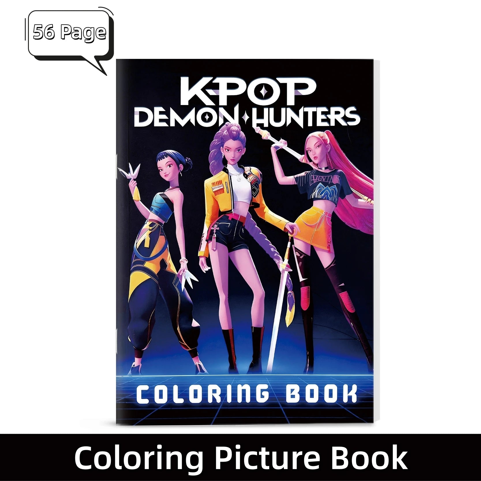 2026 New Coloring Books Anime Cartoon Line Drawing Childrens Sketch Picture Book Kids Birthday Gift Christmas Gift