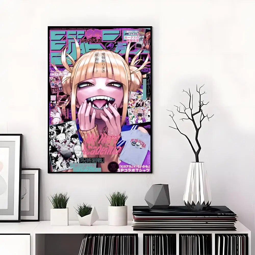 M-My Hero Academia Poster High-definition  poster stickers, suitable for bedroom, living room, home decoration