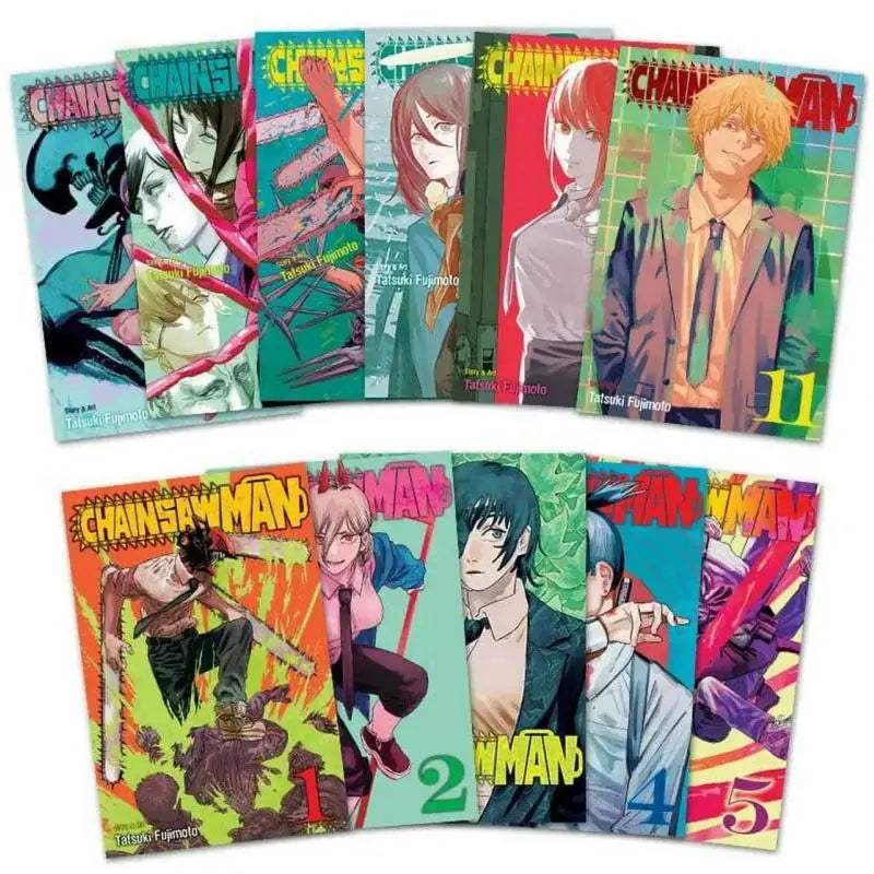 English Original Manga Chainsaw Man, Vol.1-17 Single Volume, Chainsaw Man Manga, Fujimoto Tree, Original Import, English Manga